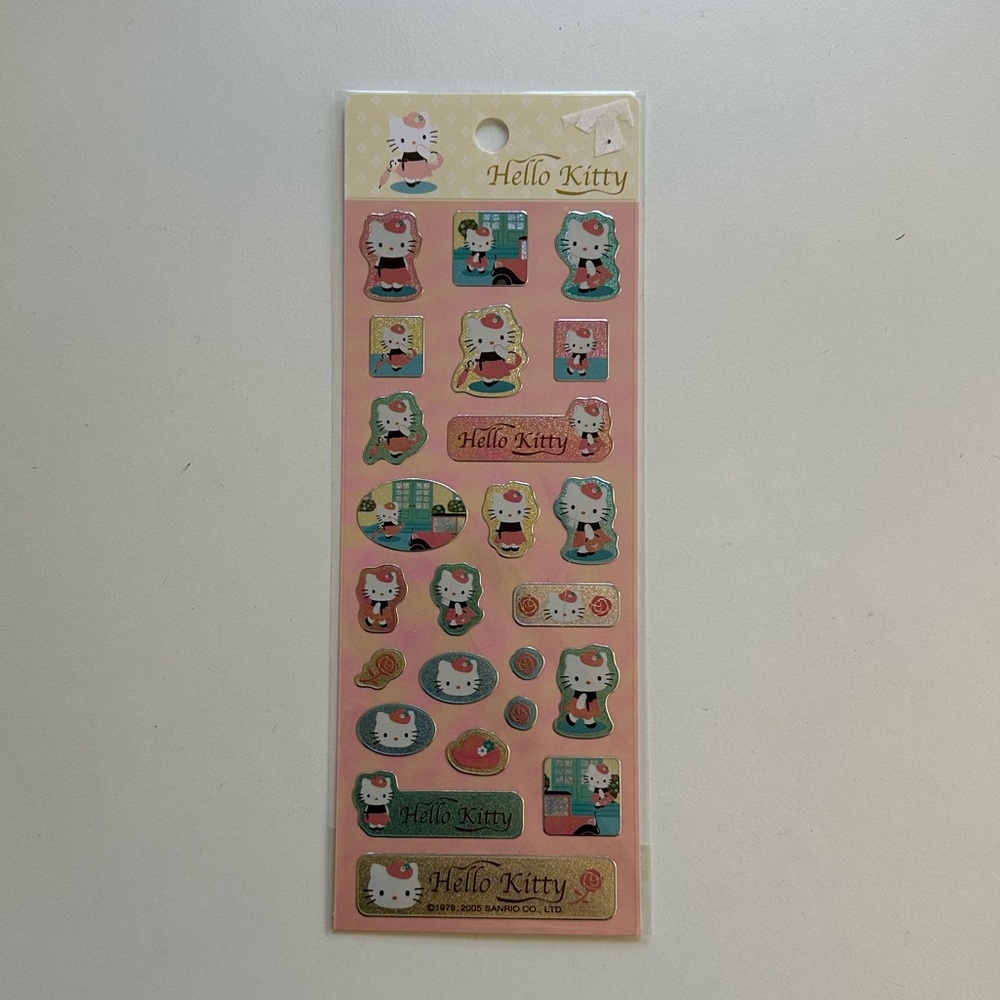 Sanrio Collectible Sticker Sheet - 2005